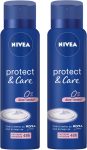 Kit Desodorante Aerossol NIVEA Protect & Care 150ML – 2 Unidades, Nivea, pacote de 2