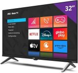 AOC, Smart TV, Roku, 32” HD, 32S5045/78G, com HDMI, USB, Wi-Fi, Conversor Digital